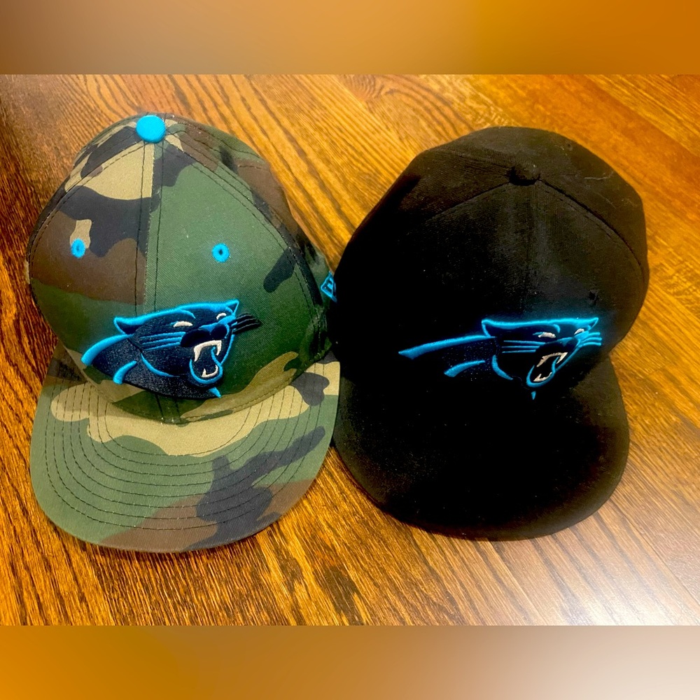 Men’s Carolina Panthers Fitted Hat Bundle